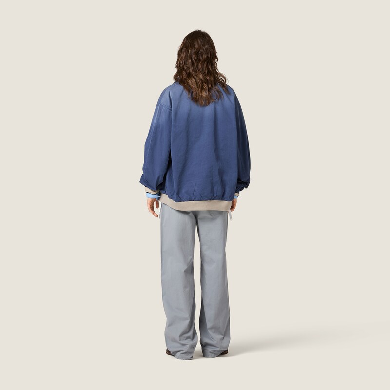 Garment-dyed twill pants