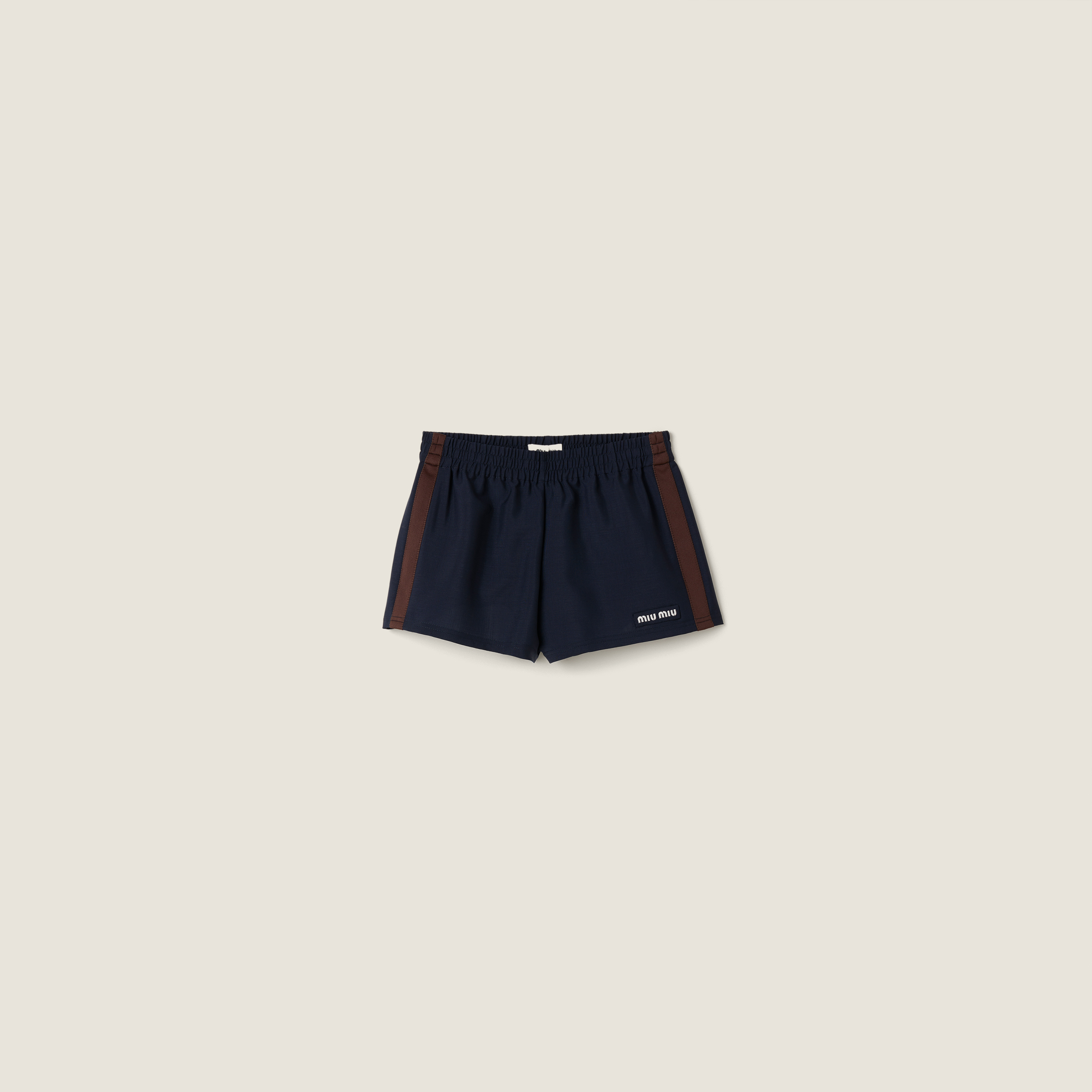 Kid mohair shorts