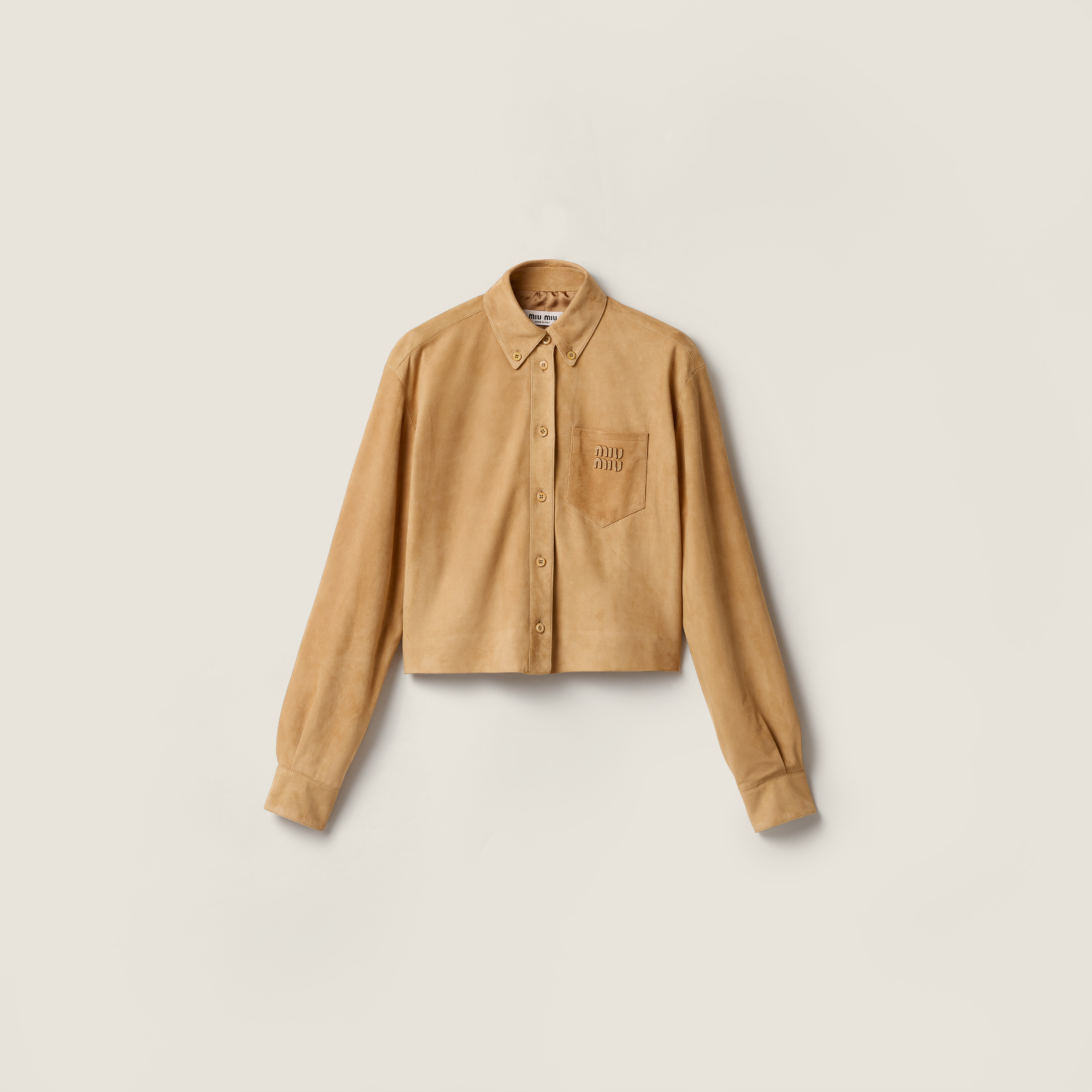 Suede shirt