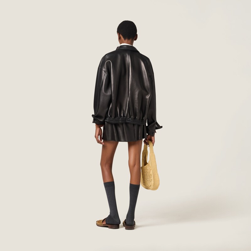 Plongé nappa leather jacket