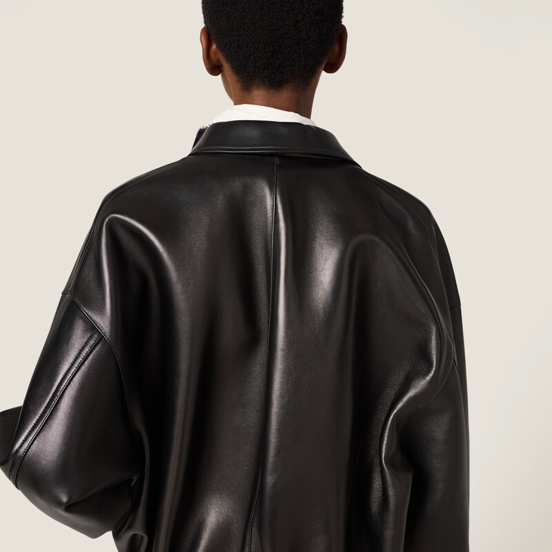 Plongé nappa leather jacket