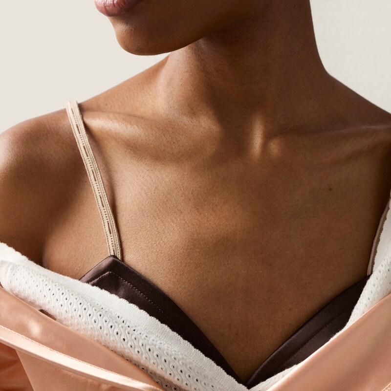 Satin bra
