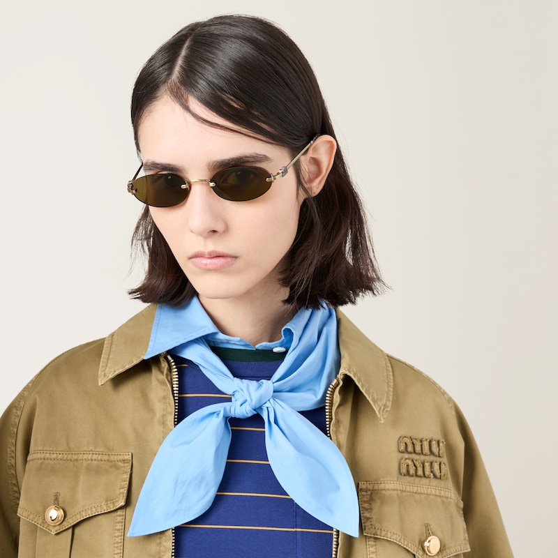 Miu Miu 徽标太阳镜