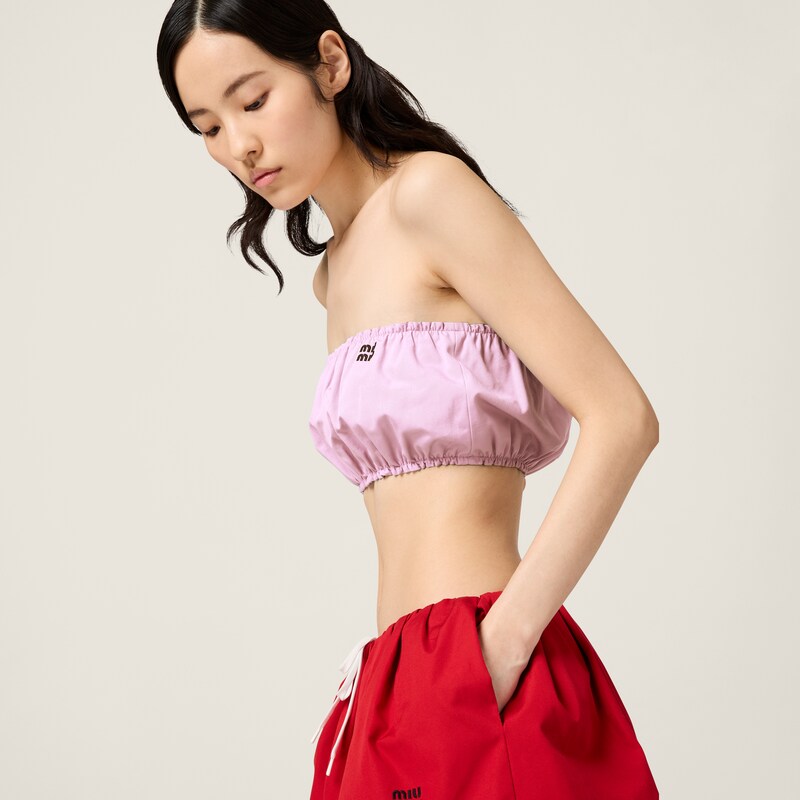 Poplin top